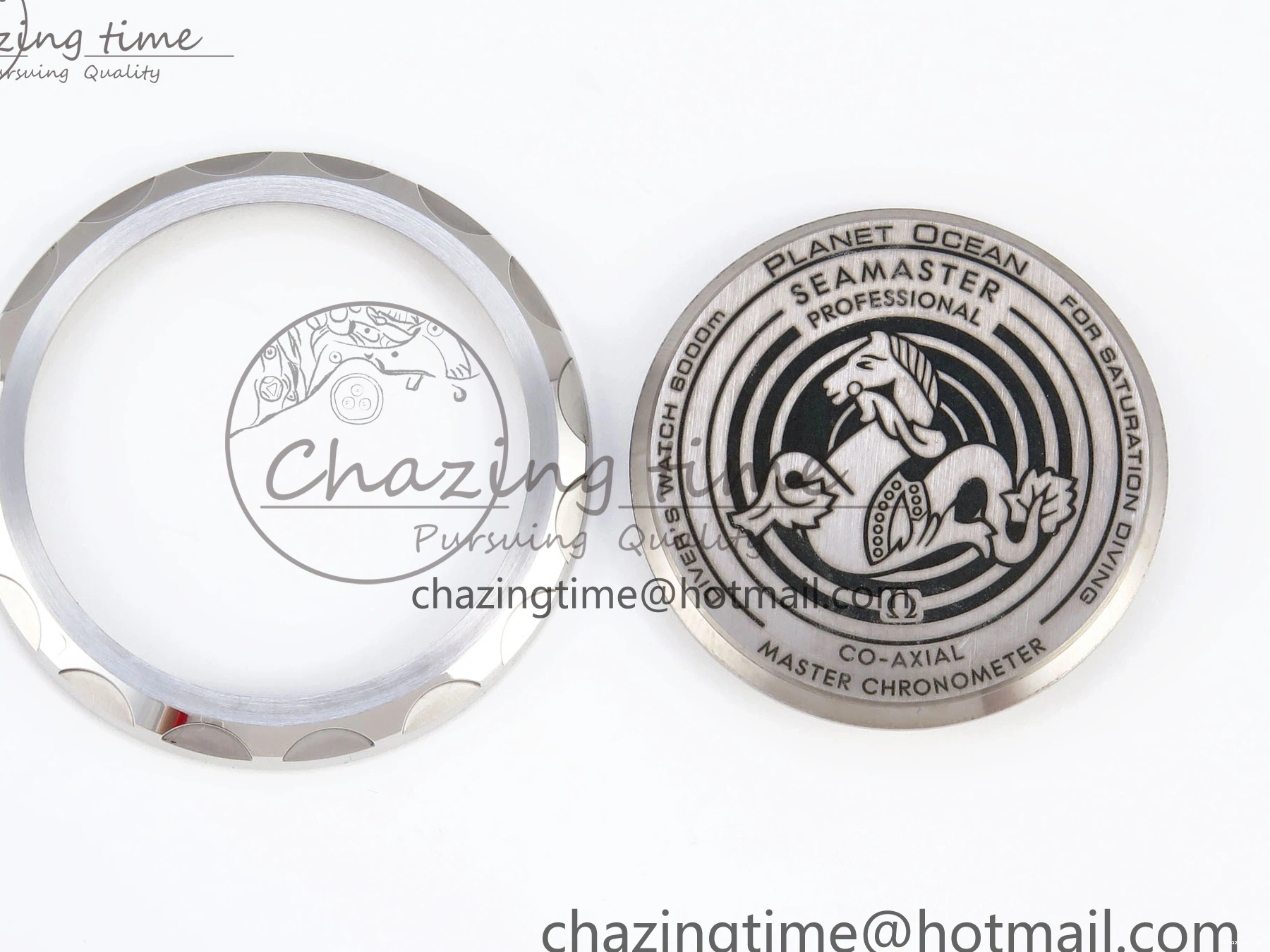 0313 Premium SEAMASTER PLANET OCEAN 6000M ULTRA DEEP 45.5MM SS TF 1:1 BEST EDITION GRAY DIAL ORANGE BEZEL ON RUBBER STRAP A 7761